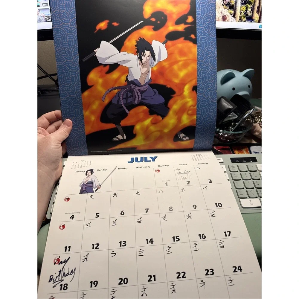 2010 Naruto Shippuden Calendar  Used